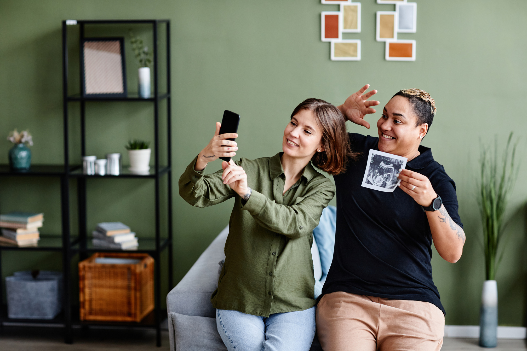 Lesbian Couple Baby Announcement